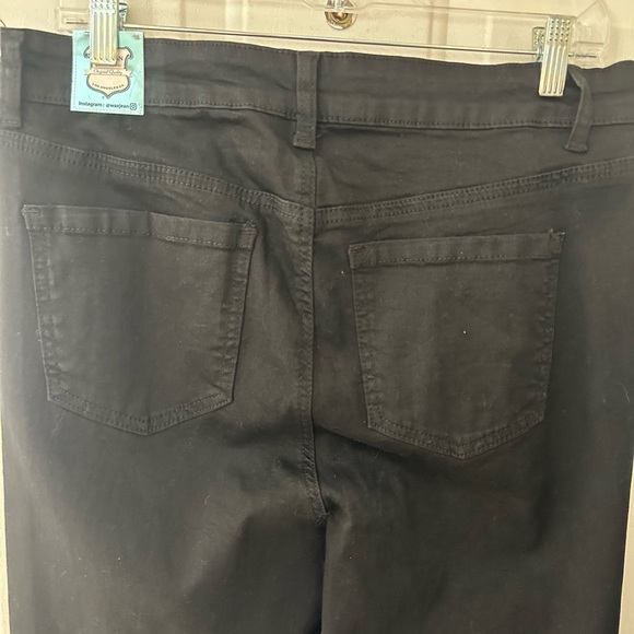 WAX JEAN HIGH RISE SKINNY JEANS: DISTRESSED: BLACK: NWT: SZ 16 - Picture 3 of 8